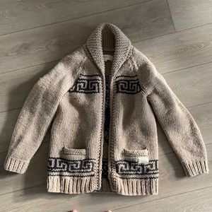 TNA Cowichan wool zip up